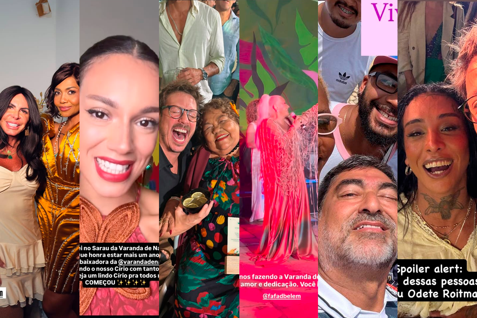 (Famosos participam do Círio de Nazaré)