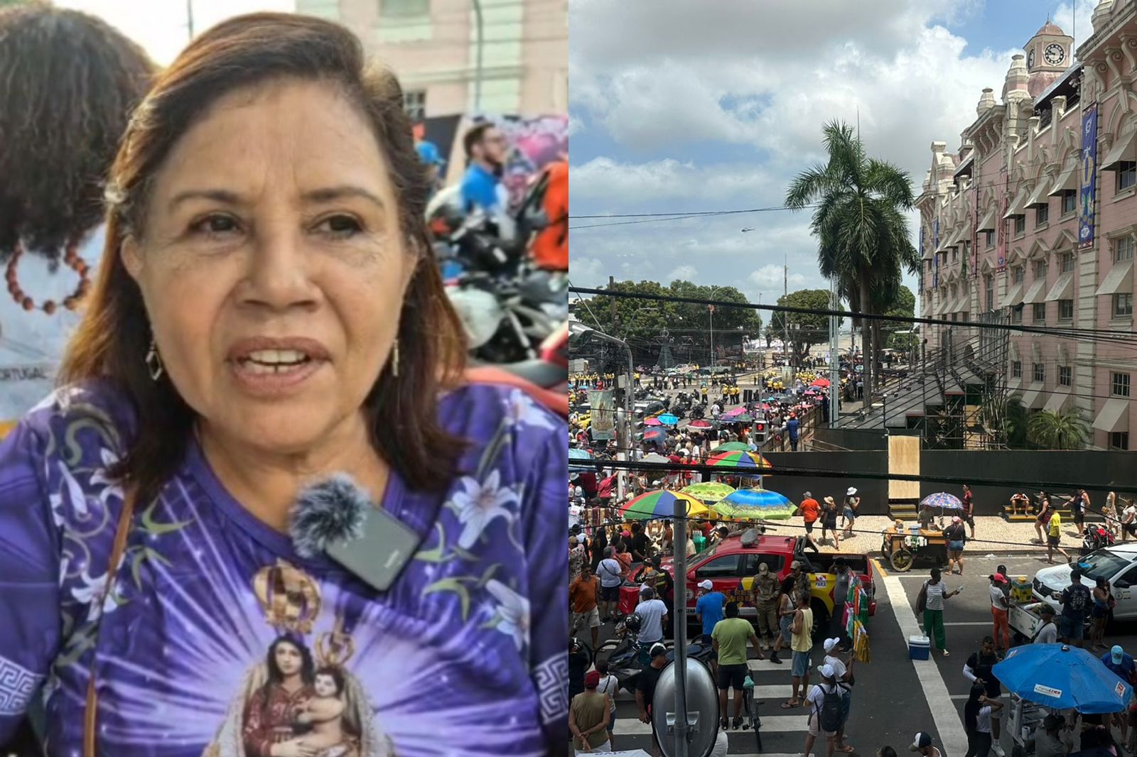 Promesseira acompanha o Círio desde a infância e mantém viva a fé nas romarias.