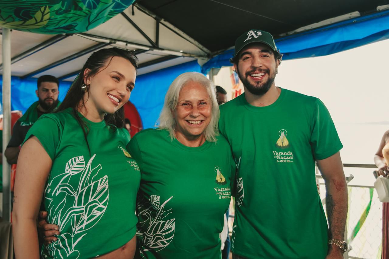 Imagem - Rafa Kalimann e Nattan vivem momento especial no Círio Fluvial em Belém