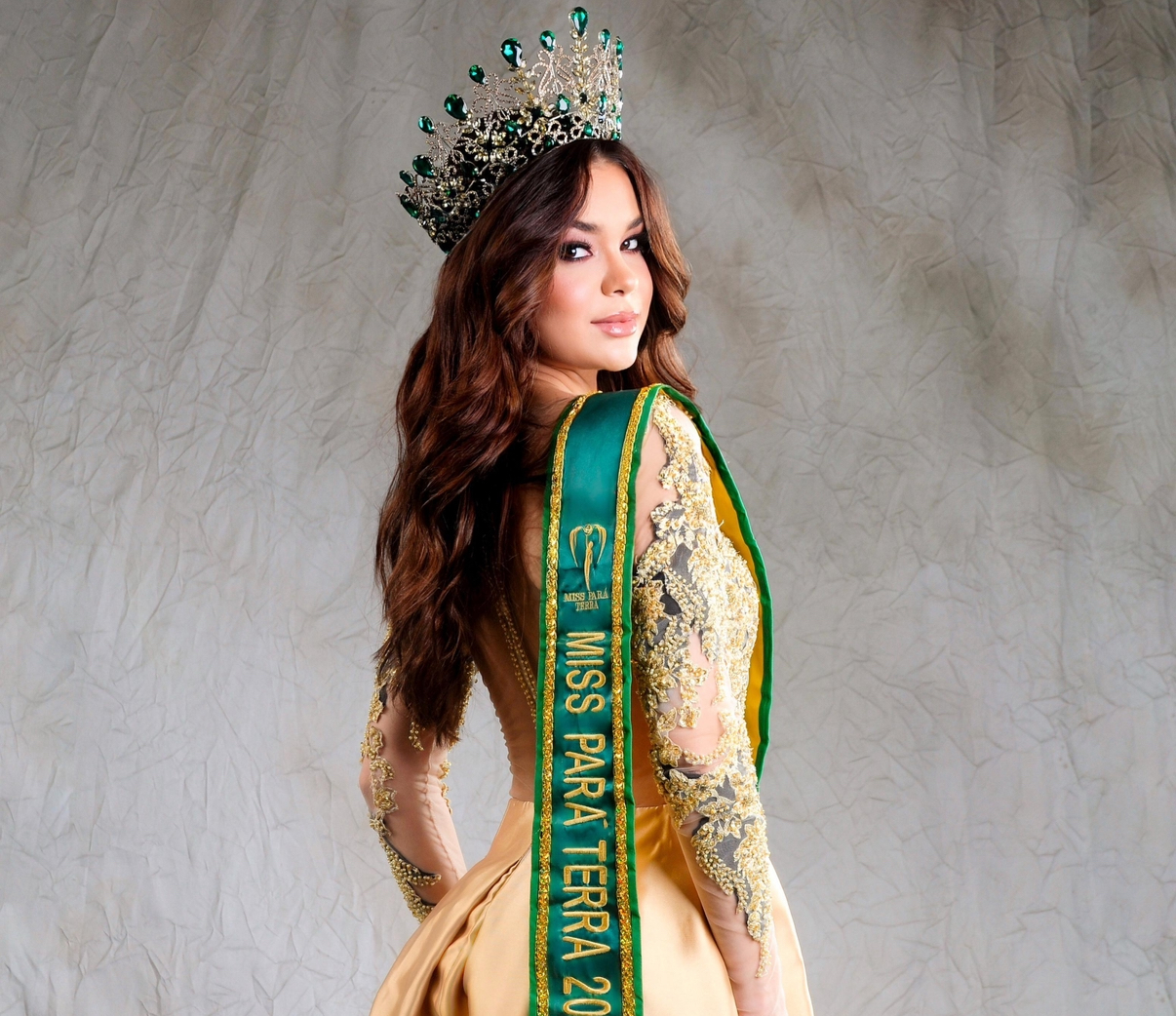 Roberta Silva, Miss Pará Terra 2025, é uma das convidadas da Varanda de Nazaré. 