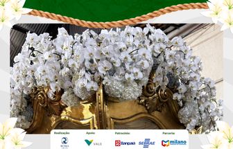 Ornamentação da berlinda do Círio 2025 celebra a delicadeza e a fé através das flores