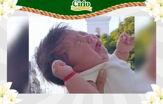 Bebê de 2 meses participa do Círio de Nazaré em promessa à Virgem Maria