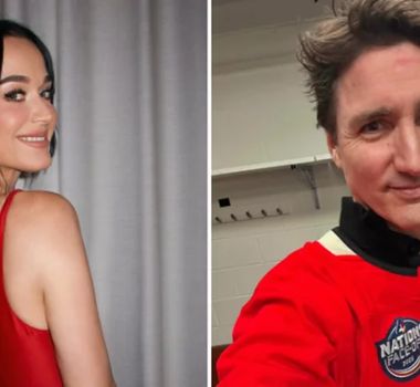 Imagem - Katy Perry é flagrada aos beijos com Justin Trudeau
