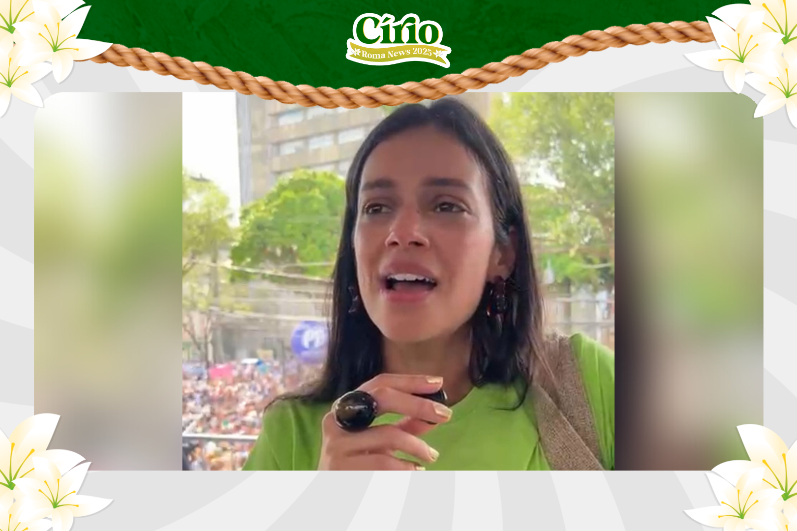 Alane Dias, acompanhou o Círio de Nazaré 2025.