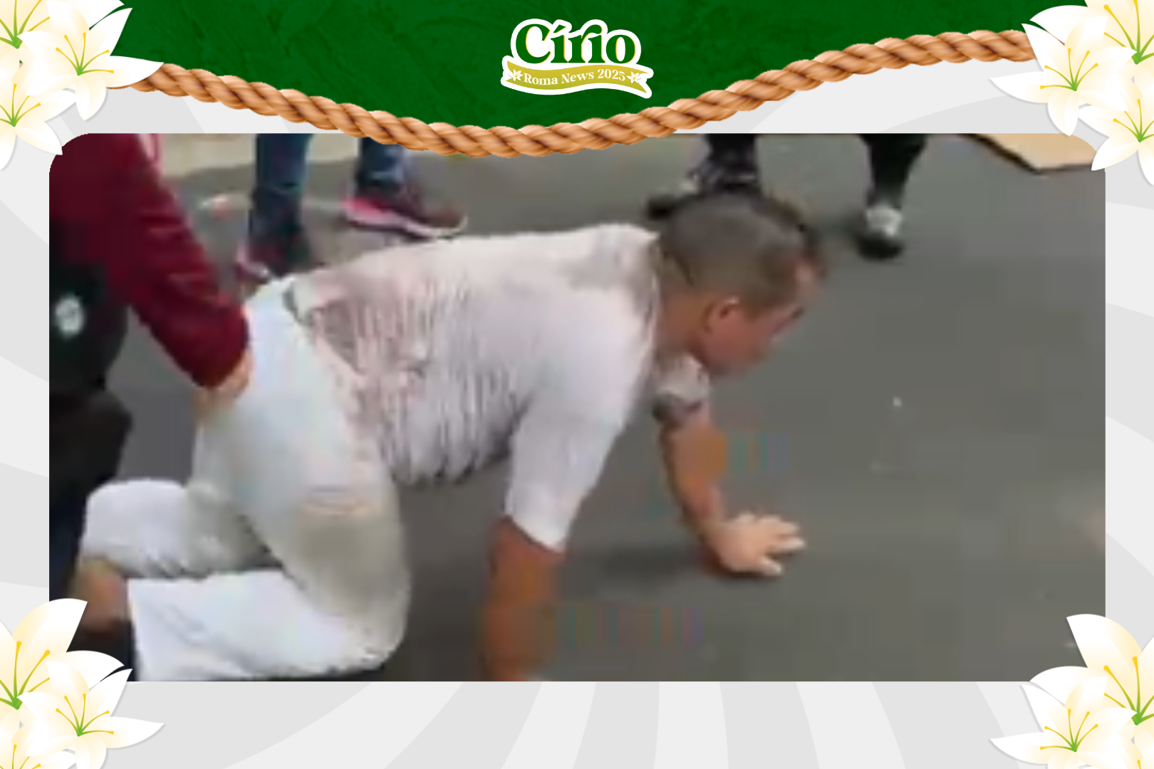 Vídeo mostra a fé e a devoção de um promesseiro que enfrenta o percurso sem apoios, comovendo quem acompanha a maior festa religiosa do Pará