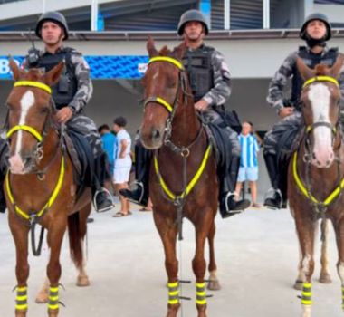 Imagem - PM garante segurança para torcedores no Re-Pa