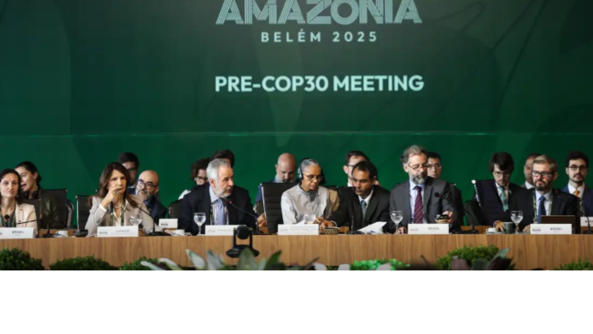 Políticos conversaram sobre medidas do Brasil para a COP30