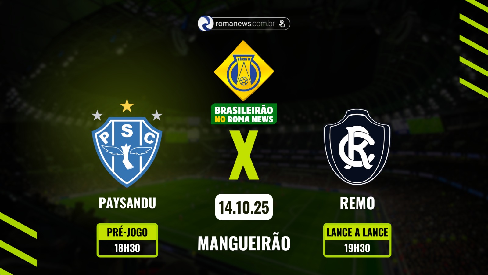 Imagem - Re-Pa 780: Paysandu e Remo se enfrenam em clássico decisivo pela Série B