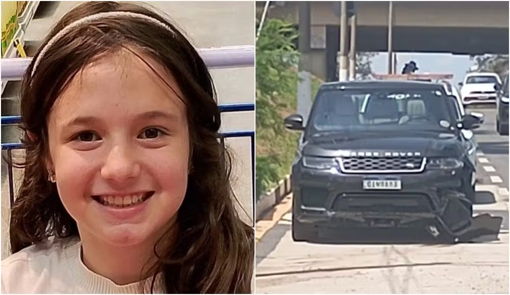 Criança estava desaparecida desde a manhã e tentava atravessar a rodovia quando foi atingida