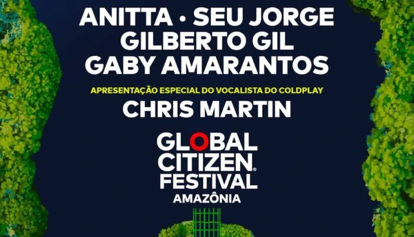 Gilberto Gil se junta a Chris Martin no Global Citizen em Belém; confira o line-up