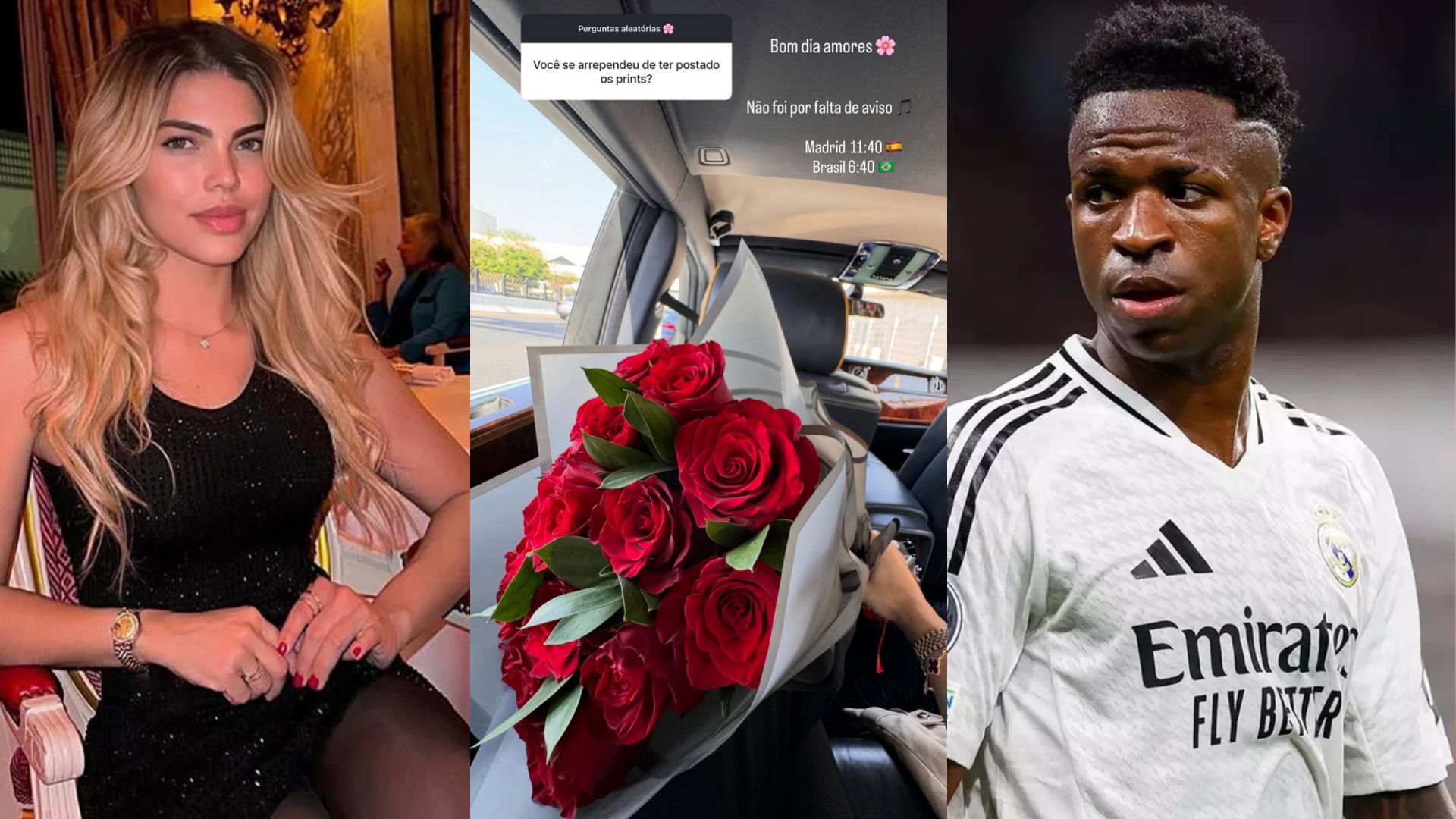 Imagem - Modelo brasileira alfineta reconciliação entre Vini Jr. e Virgínia: 'não foi por falta de aviso'