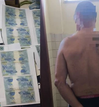 Imagem - Homem é preso por falsificação de cédulas em operação policial