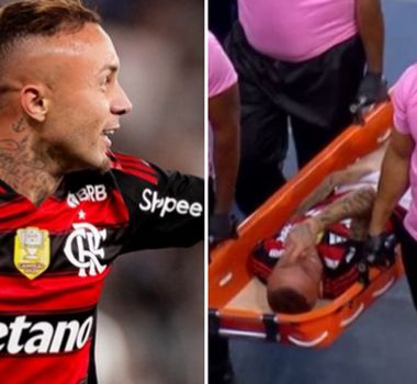Imagem - Após goleada sobre o Botafogo, Flamengo acende alerta com lesão de Cebolinha