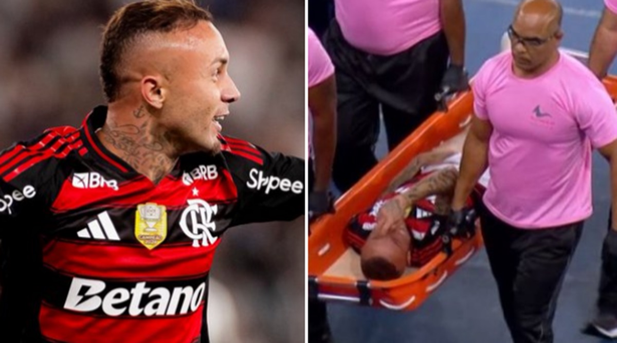 Imagem - Após goleada sobre o Botafogo, Flamengo acende alerta com lesão de Cebolinha