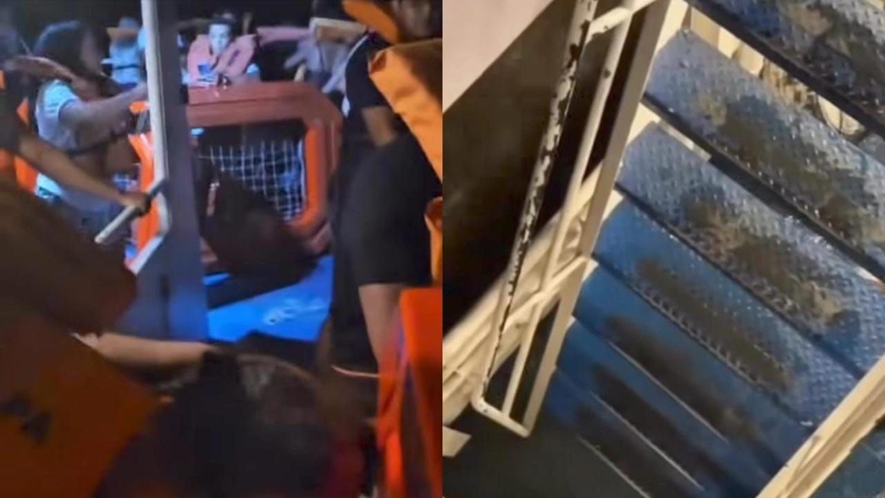Balsa afundando nas proximidades de Barcarena -