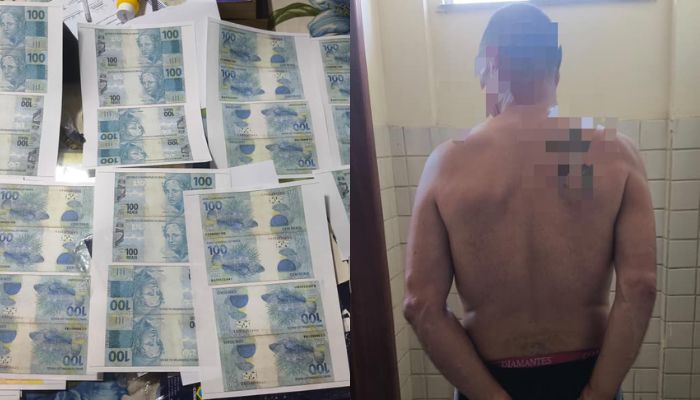 Imagem - Homem é preso por falsificação de cédulas em operação policial