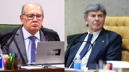 Ministros Gilmar Mendes e Luiz Fux
