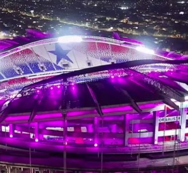 Imagem - Estádio Mangueirão faz alerta sobre “outubro rosa”