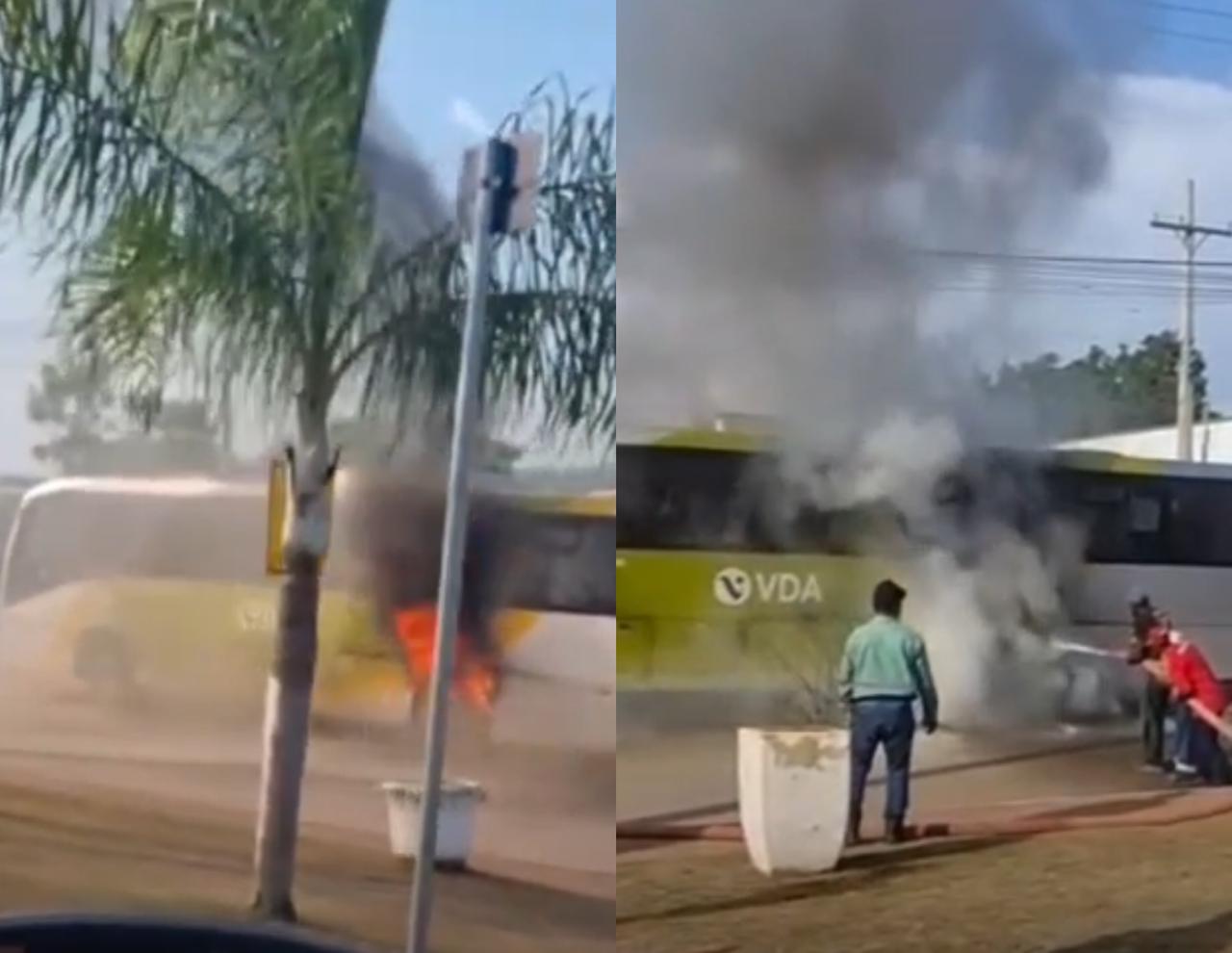 Ônibus que transportava indígenas sofre princípio de incêndio no Pará