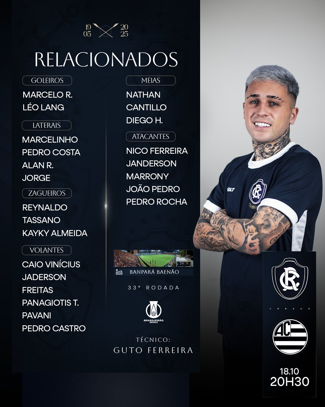 Relacionados para a partida -