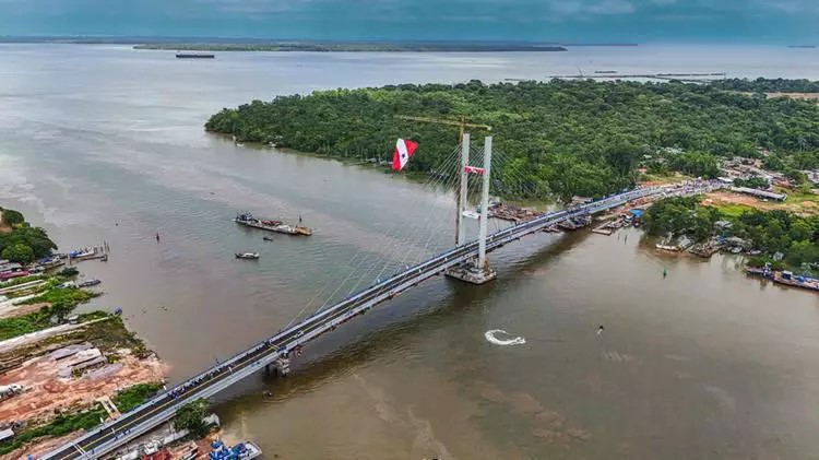 Nova ponte estaiada que interliga Icoaraci e Outeiro