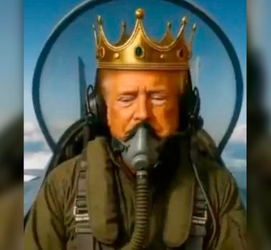 Imagem - Em vídeo de IA, Trump despeja fezes sobre manifestantes