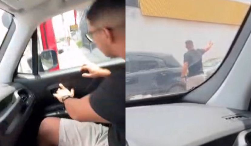 A ideia surgiu quando Gerciane, que dirigia o carro, ficou presa em um cruzamento congestionado ao lado do namorado, Davi.

