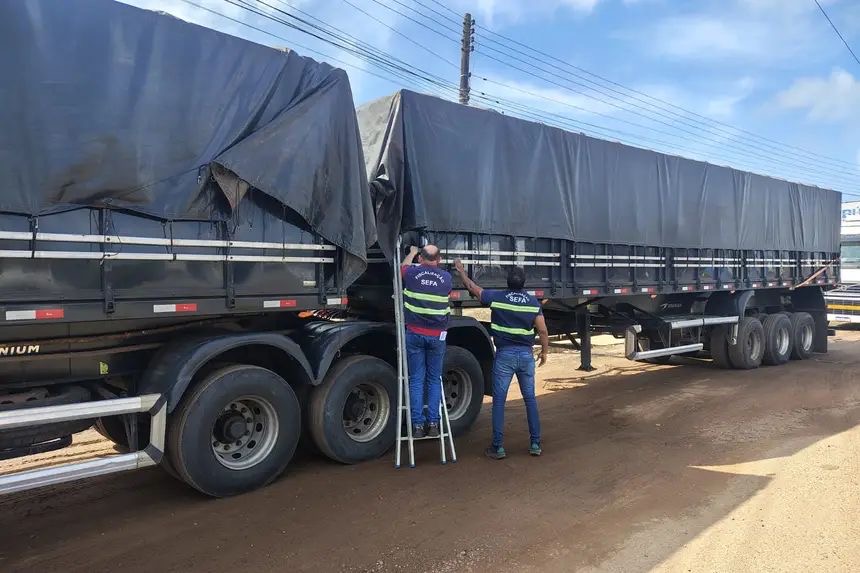 Os produtos estavam sem documentação fiscal

