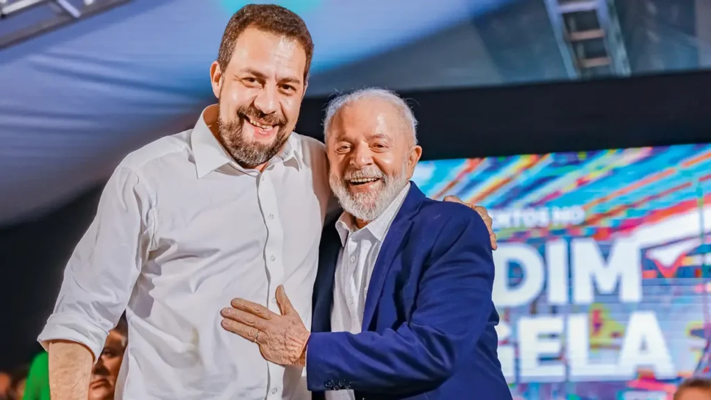 (Guilherme Boulos e Lula) 