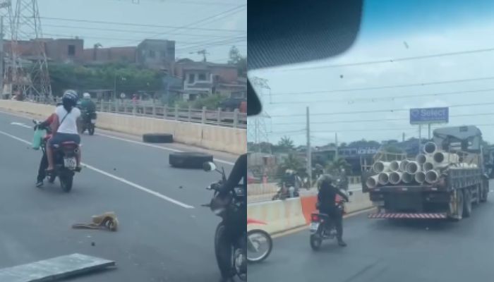 Vídeo: roda de caminhão se solta na Av. Julio Cesar