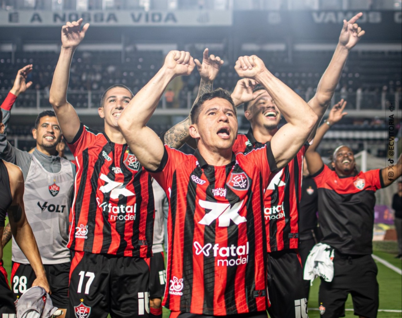 Vitória venceu o Santos na Vila Belmiro pela primeira vez na história - 