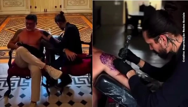 Após polêmica de tatuagem no Palacete Bolonha, artista se posiciona
