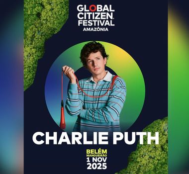 Imagem - Charlie Puth confirma presença no Global Citizen Amazônia, em Belém