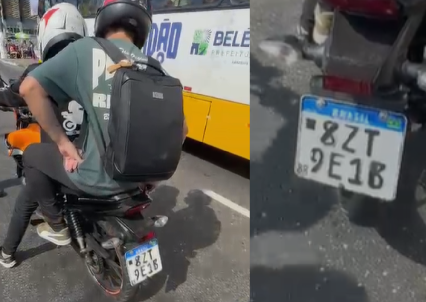 Condutor foi detido e encaminhado à Seccional de São Brás; infração é considerada crime pelo Código de Trânsito Brasileiro
