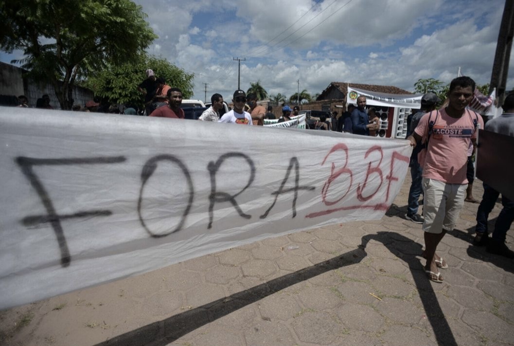 Manifestação contra a BBF