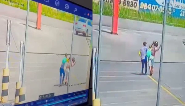 Vídeo: câmeras mostram ação criminosa que resultou em troca de tiros em rede atacadista no Bengui