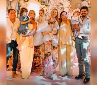 Imagem - Zé Felipe participa da festa de três anos da filha Maria Flor ao lado de Virginia Fonseca