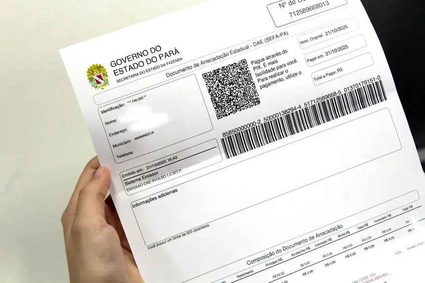 Documento de Arrecadação Estadual (DAE)