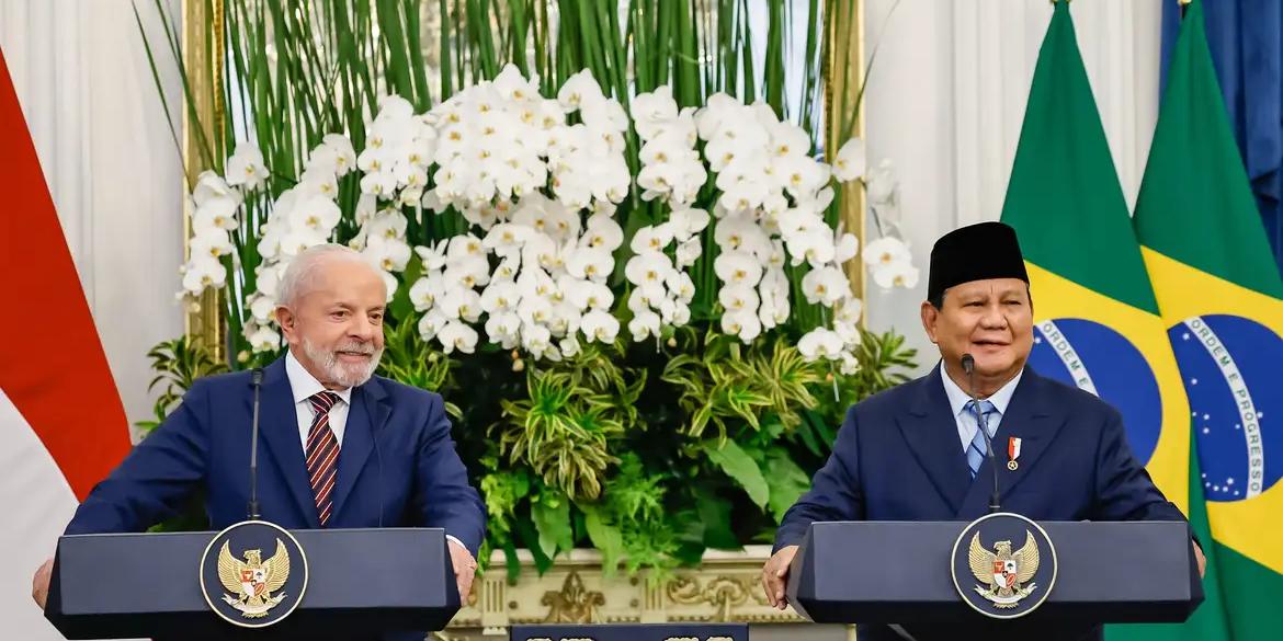 (Presidentes do Brasil e da Indonésia) 