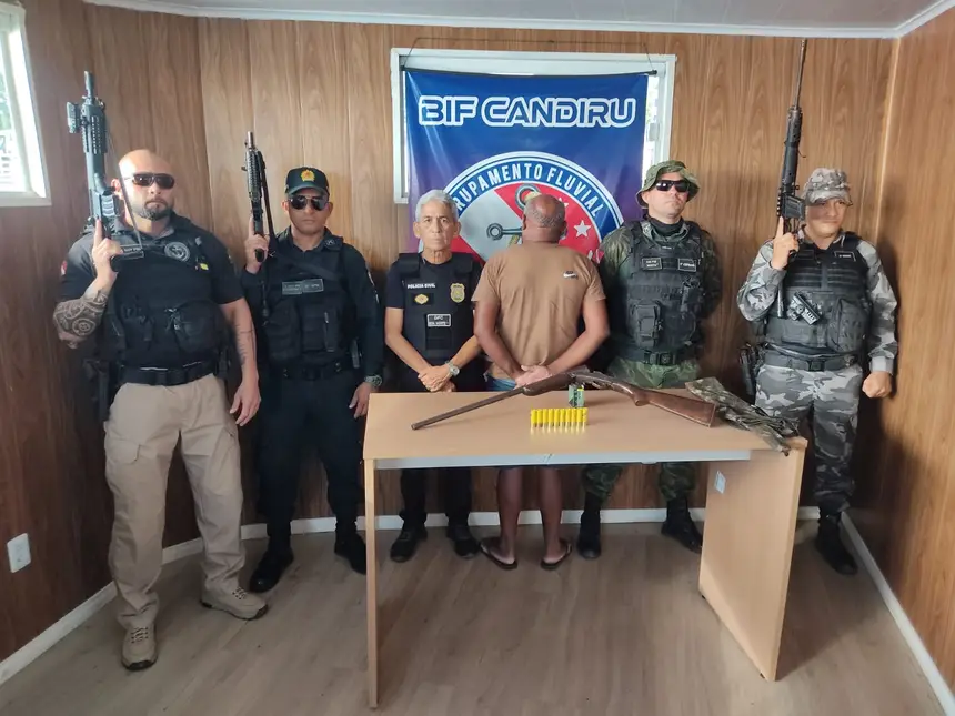 (A equipe policial que atua na Base de Antônio Lemos, em Breves, deu início a mais uma operação de combate ao tráfico de drogas)