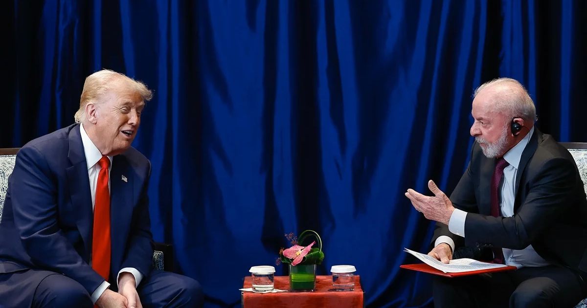 Presidente Lula e Trump, presidente dos Estados Unidos