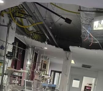 Imagem - Forro do teto desaba em UTI neonatal no Recife
