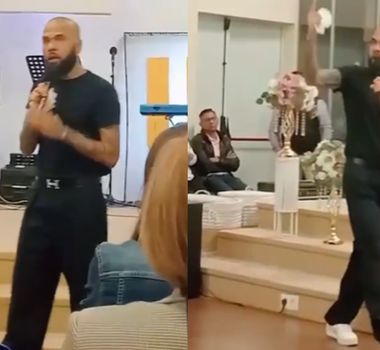 Imagem - Ex-jogador Daniel Alves reaparece pregando em igreja após crime na Espanha