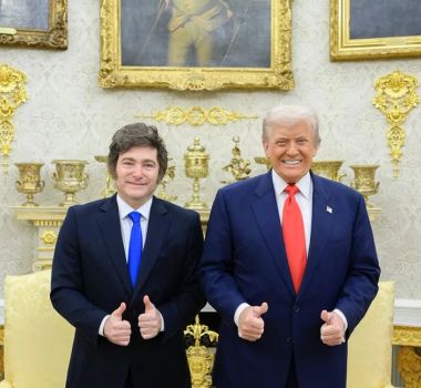 Imagem - Trump parabeniza Milei por 'vitória avassaladora' na Argentina