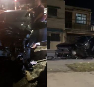 Imagem - Pessoas ficam feridas após colisão entre carros na Pedro Álvares Cabral, em Belém