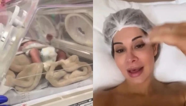 Maíra Cardi pede orações após filha recém-nascida com Thiago Nigro ser internada na UTI