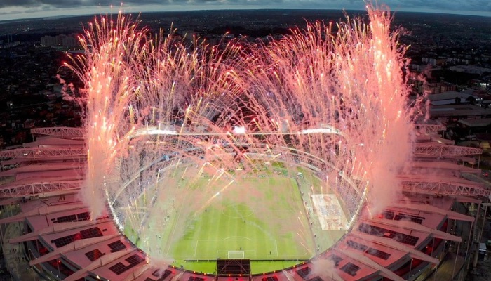 (Mangueirão entra na Rota Turística do Futebol do Mercosul)