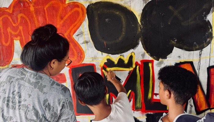 Projeto oferece oficinas de graffiti para mulheres e pessoas LGBTQIAPN+ em Belém e Ananindeua


