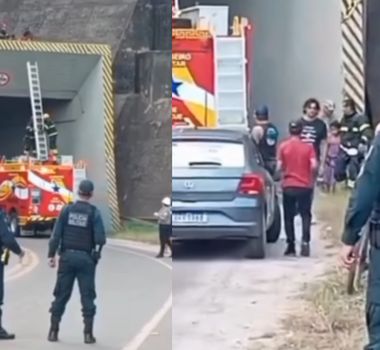 Imagem - Vídeo: criança é resgata em cima do túnel das eclusas de Tucuruí, no Pará