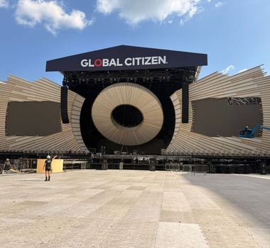 Imagem - Palco do Global Citizen recebe últimos ajustes para o festival no Mangueirão
